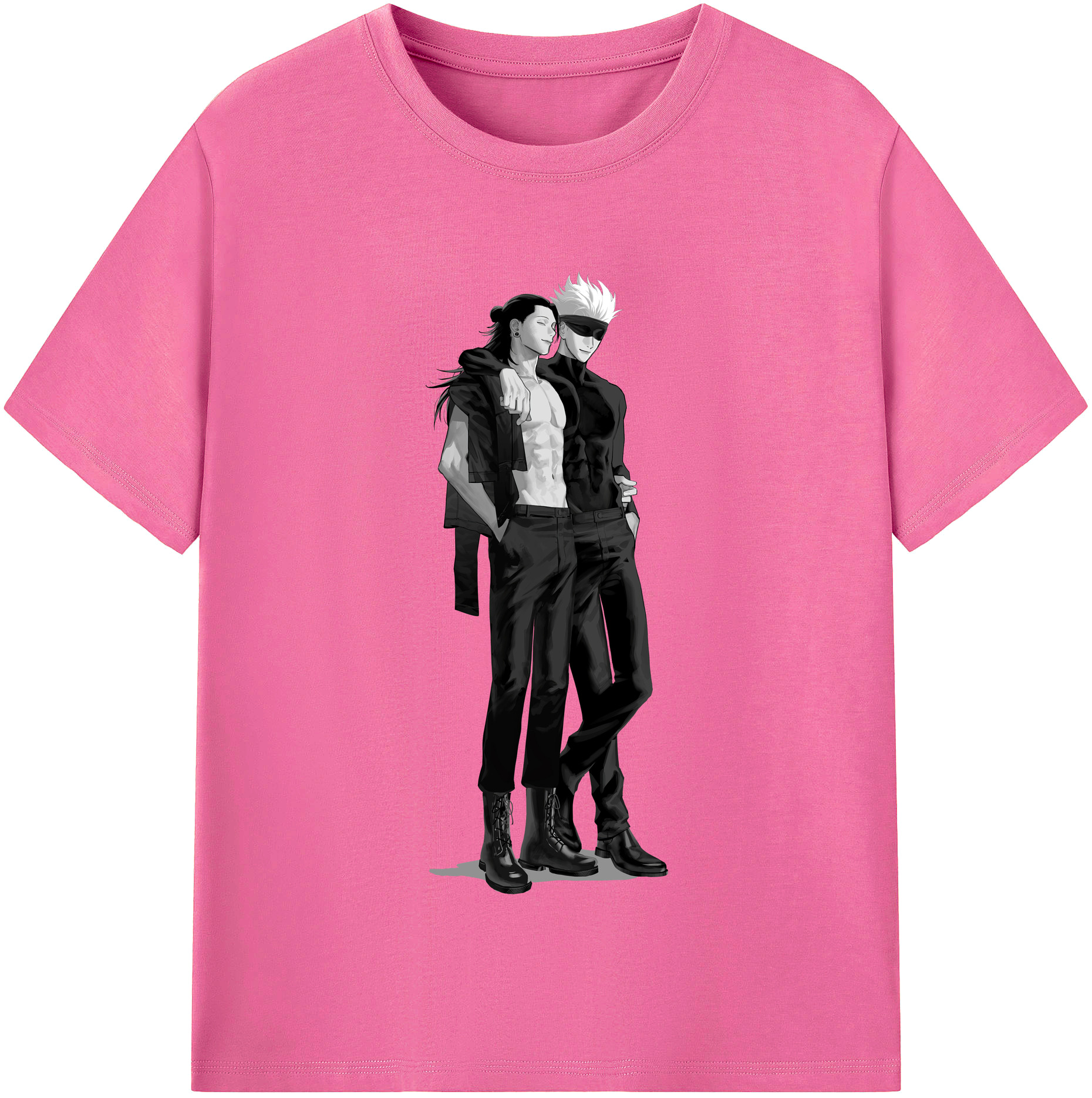 （画像用） 呪術廻戦 Jujutsu Kaisen レディースカジュアルプリントTシャツ（綿100％）